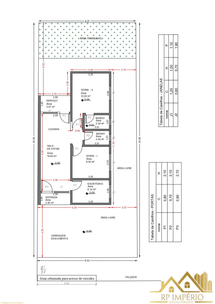 Casa 54 – quarto com suíte – programa casa verde e amarela