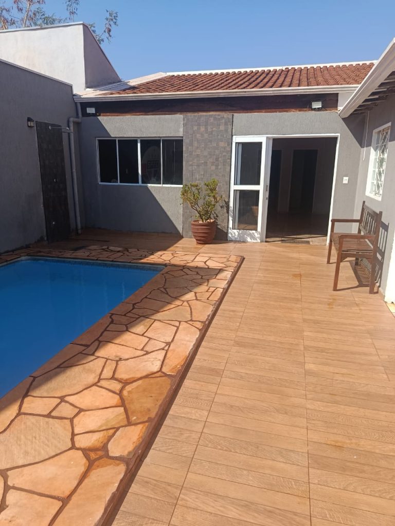 ÁREA DE LAZER E POUSADA PEDRA BRANCA –  RIBEIRÃO VERDE 🌴🌴