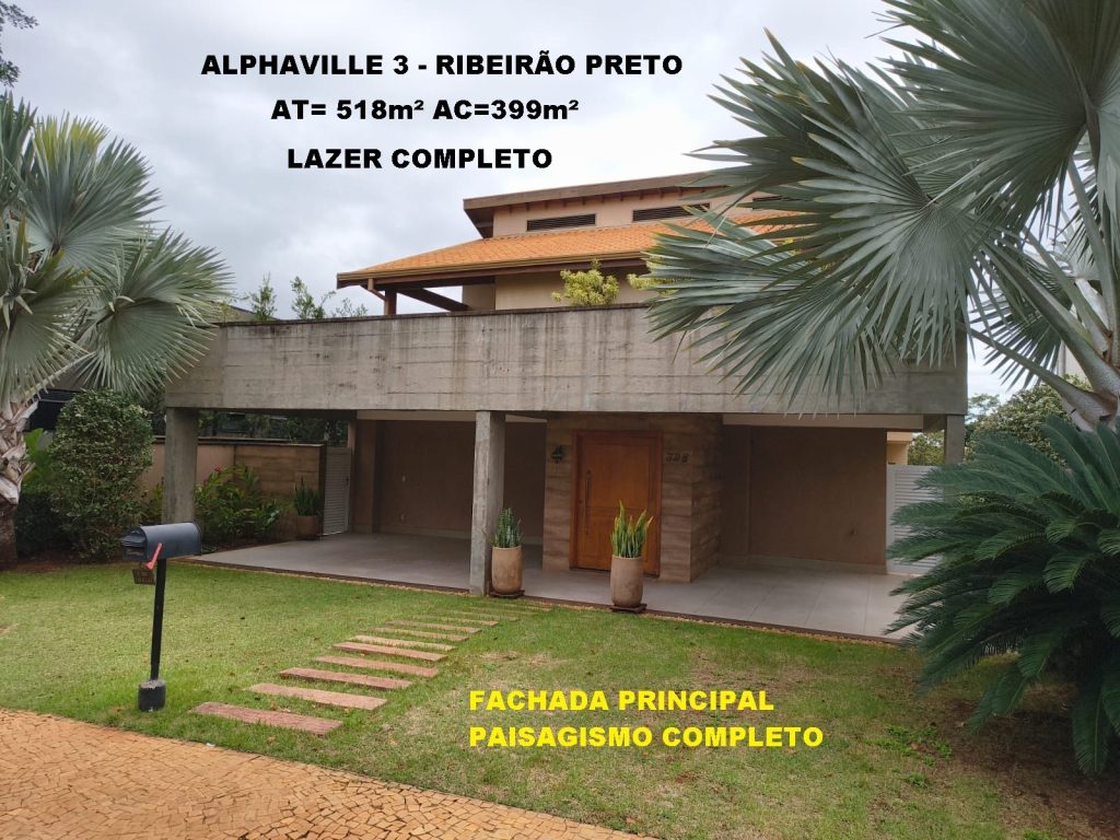 ALPHAVILLE 3 – SOBRADO ALTO PADRÃO