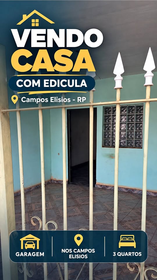 CASA À VENDA – CAMPOS ELÍSEOS | RIBEIRÃO PRETO/SP